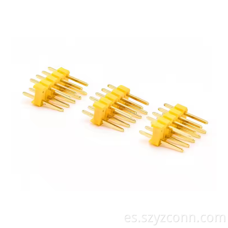 2.0mm Pitch Pin Header Dual Row Straight SQ0.5mm H2.0mm 21P-240P Yellow (3)